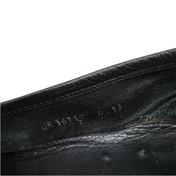 Salvatore Ferragamo Mens 13 Gancini Bit Loafers Black Leather Driving Shoes Flaw main image 14